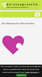 Mobile Screenshot of frauennotruf-lev.de